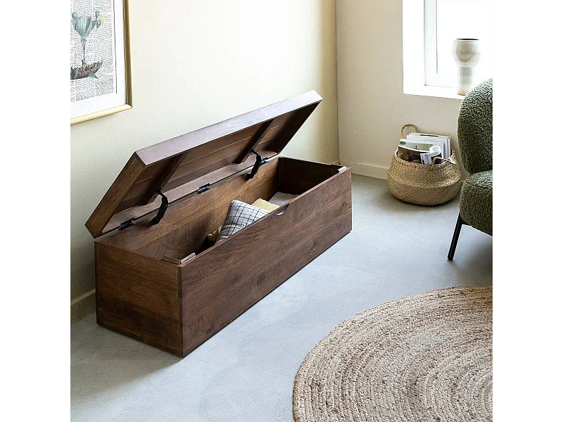 Pecho banco en madera de mango Nyssa