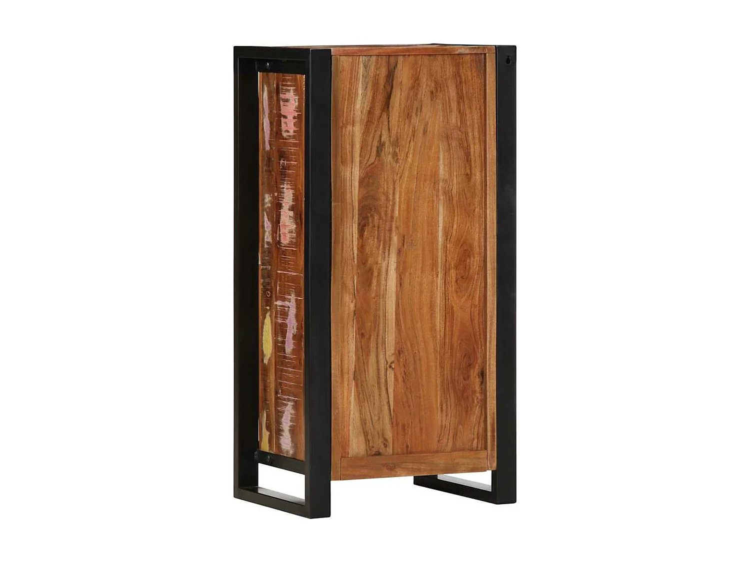 Table de chevet 40x30x80 cm bois massif de récupération