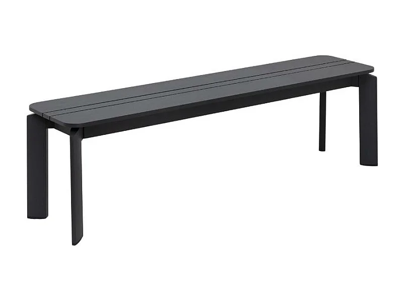 Banc en aluminium gris Apollon