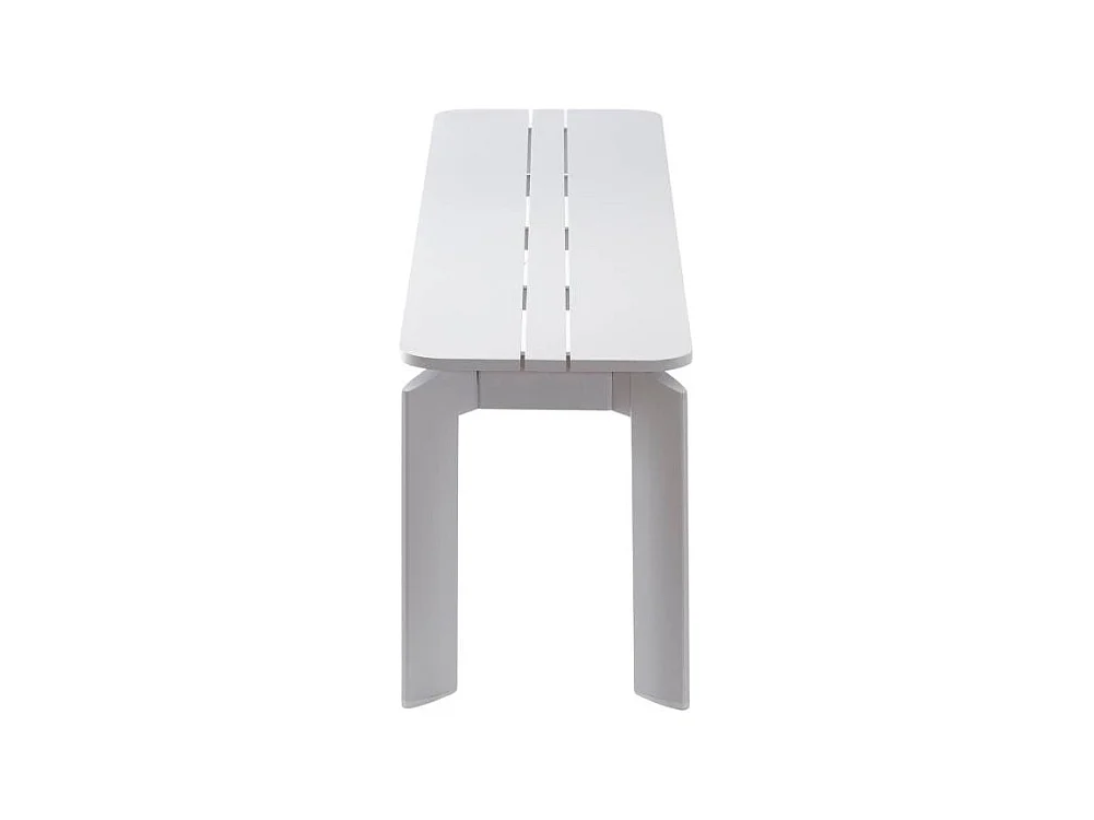 Banc en aluminium blanc Apollon