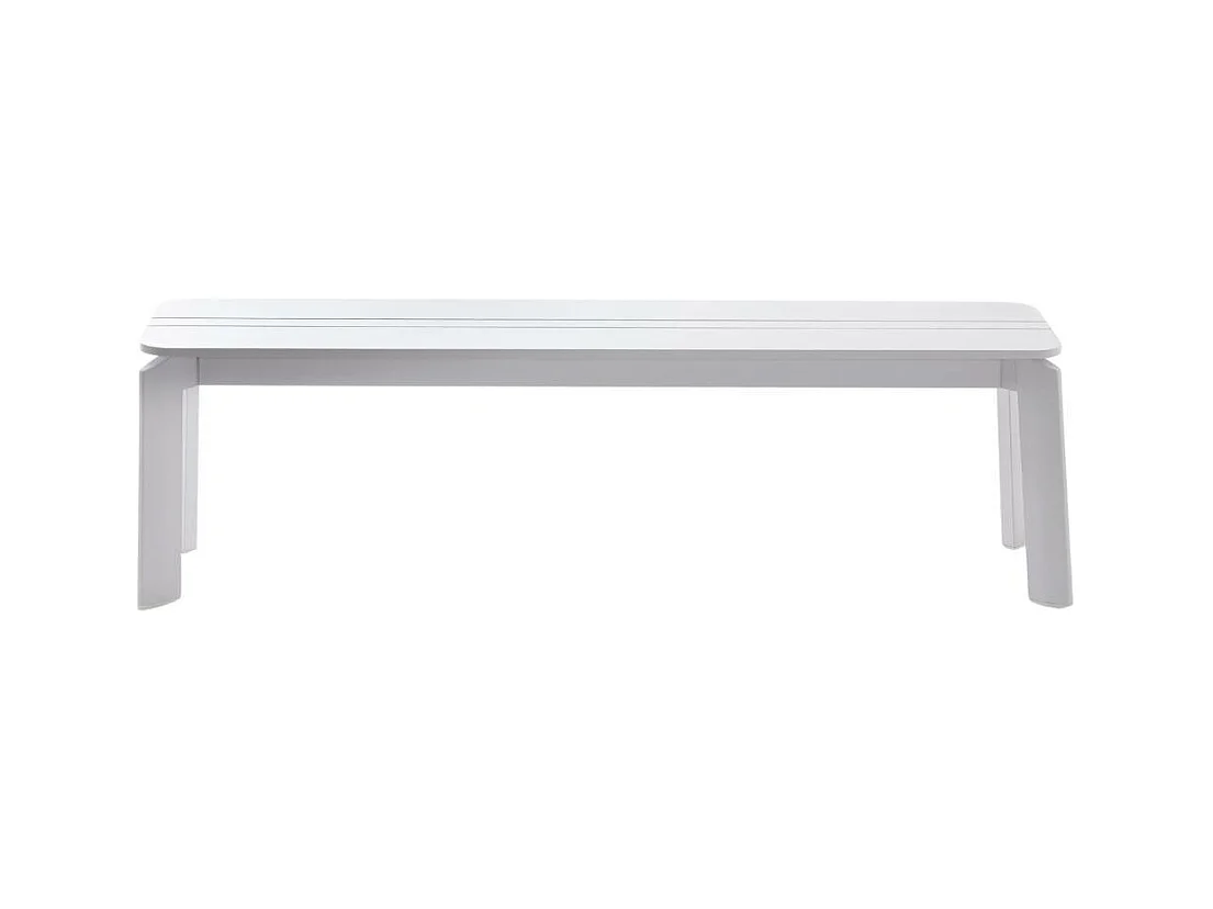 Banc en aluminium blanc Apollon