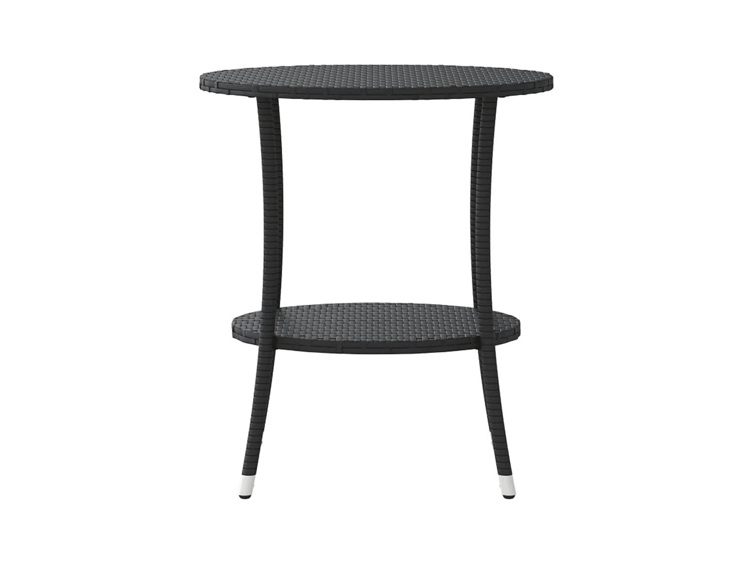 Chaises inclinables de jardin lot de 2 et table résine tressée