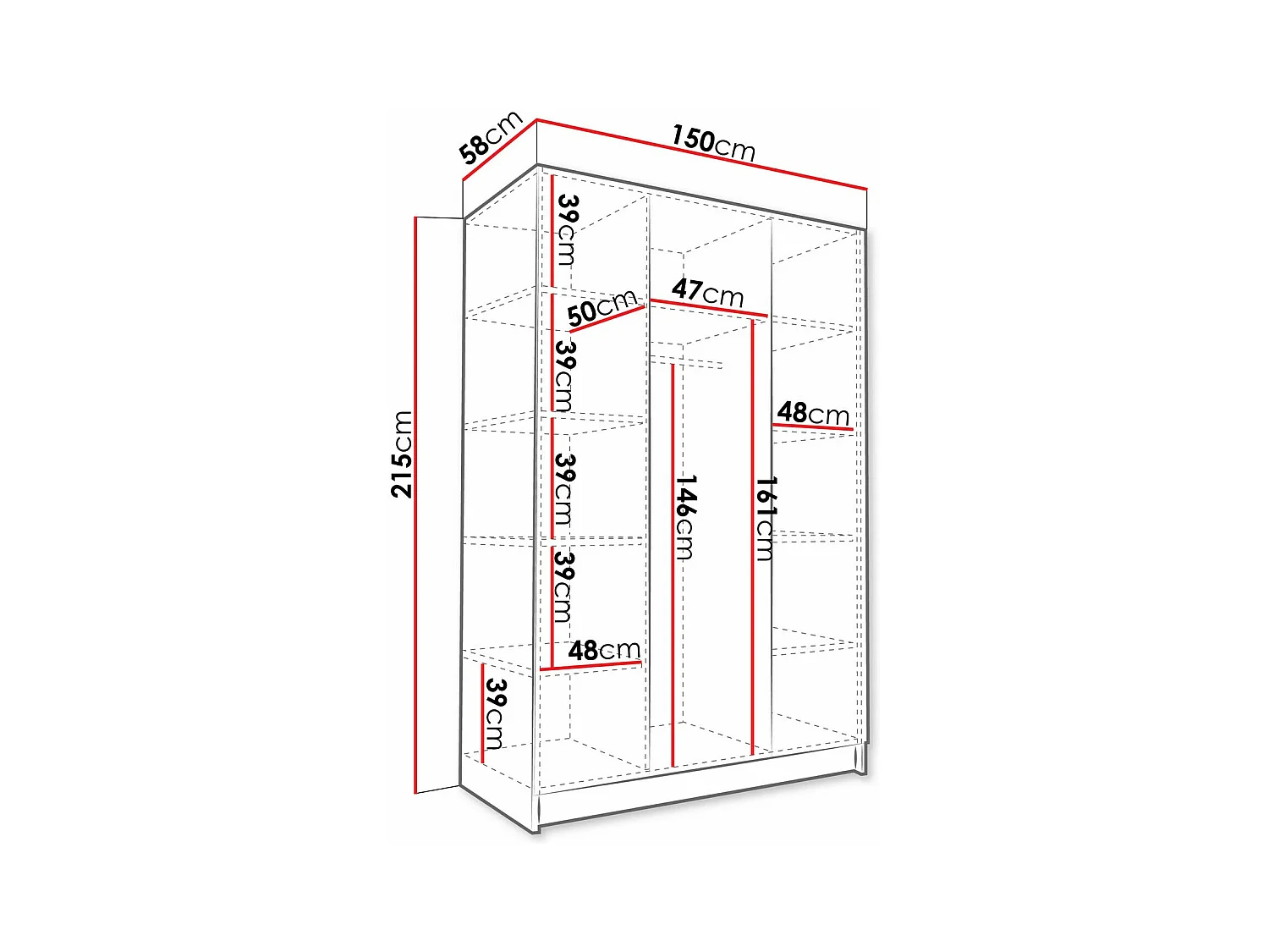 Roupeiro Closico 197, 22x15x6cm