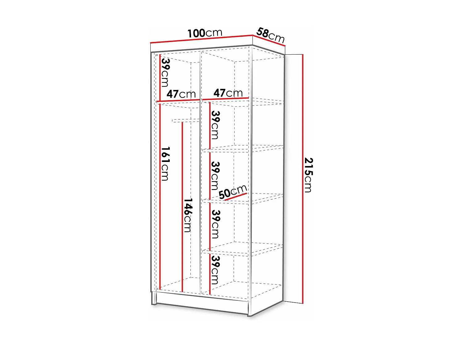 Roupeiro Closico 193, 22x10x6cm