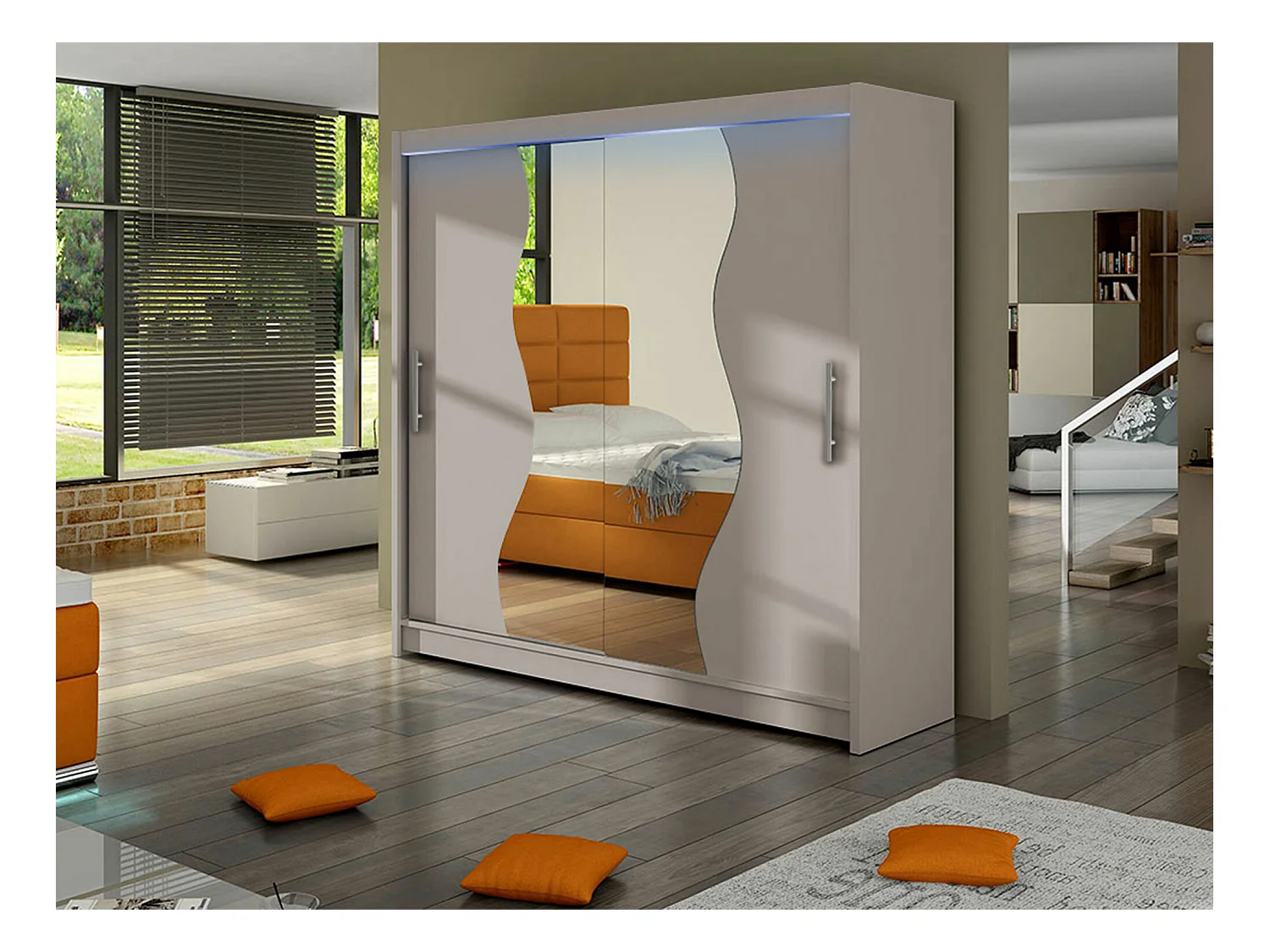 Roupeiro Closico 126, Número de prateleiras: 5, 22x18x6cm