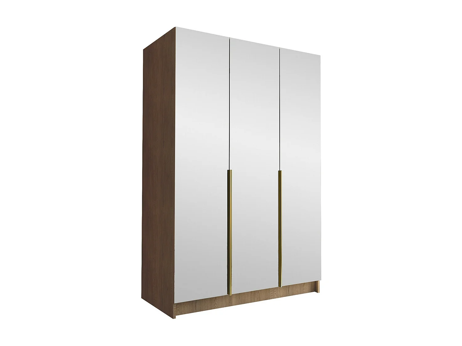 Armario Closico 196, Dorado|Luminoso madera, 215x150x58cm