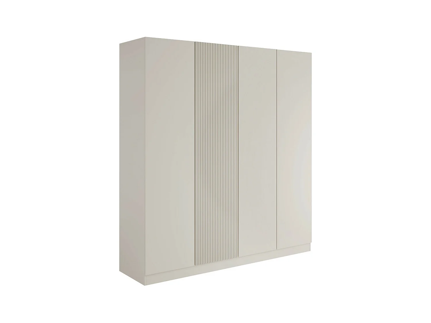 Armario Lunole 107, Cachemira, 220x205x55cm, Puertas de armario: Con bisagras