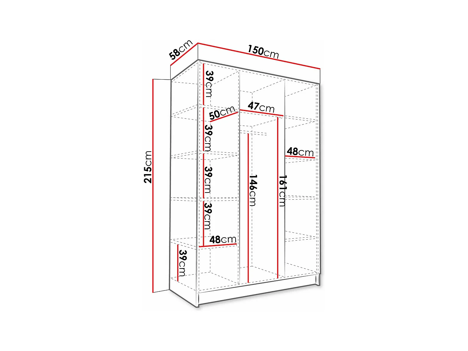 Roupeiro Closico 197, 22x15x6cm