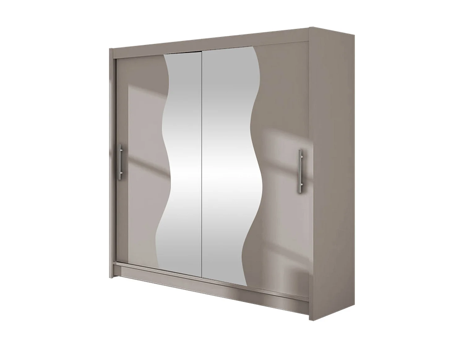 Armario Closico 126, Cachemira, 215x180x58cm, Puertas de armario: Correderas