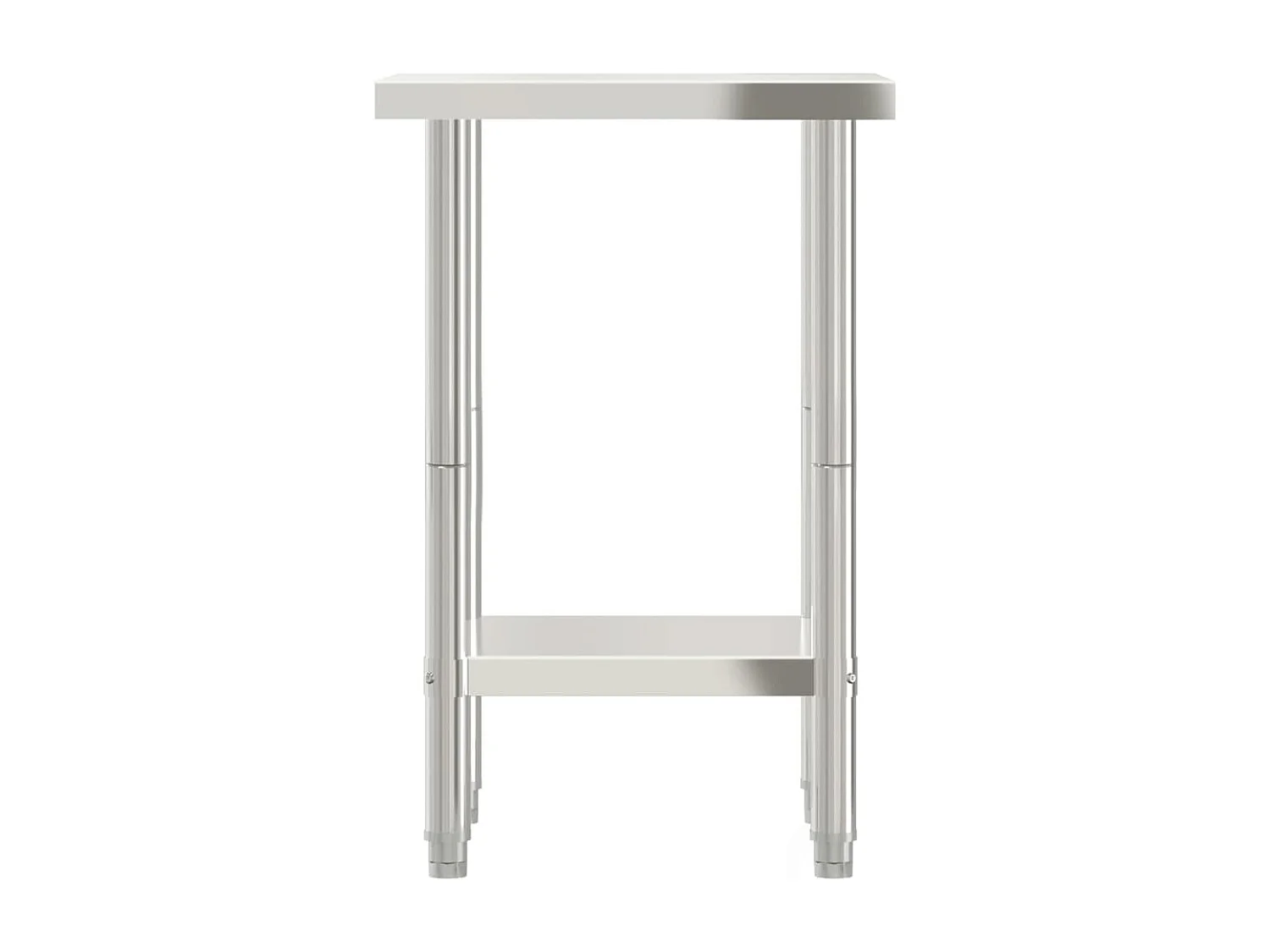 Table de travail de cuisine 55x55x85 cm acier inoxydable