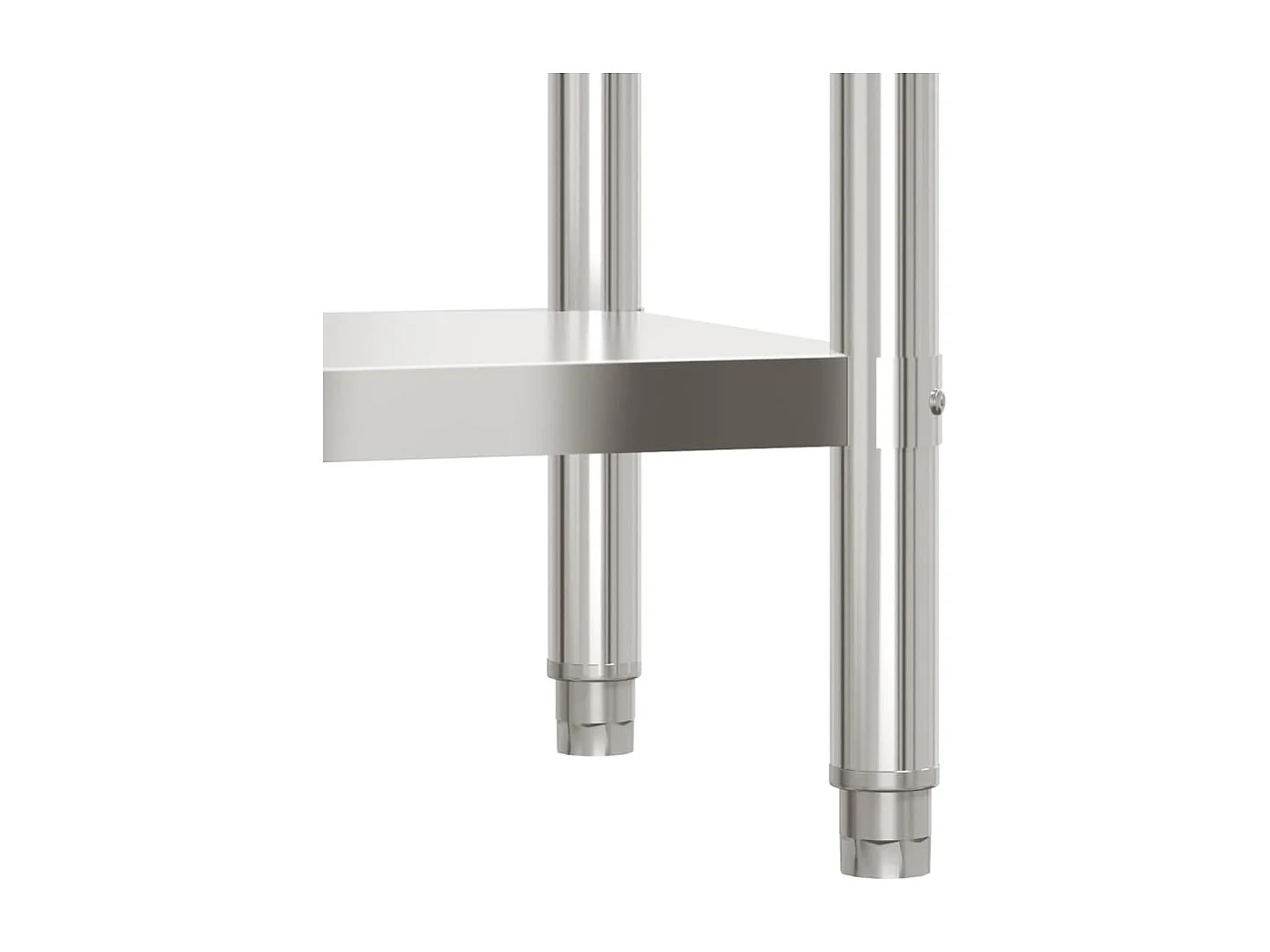 Mesa de trabajo de cocina 82,5x30x85 cm acero inoxidable