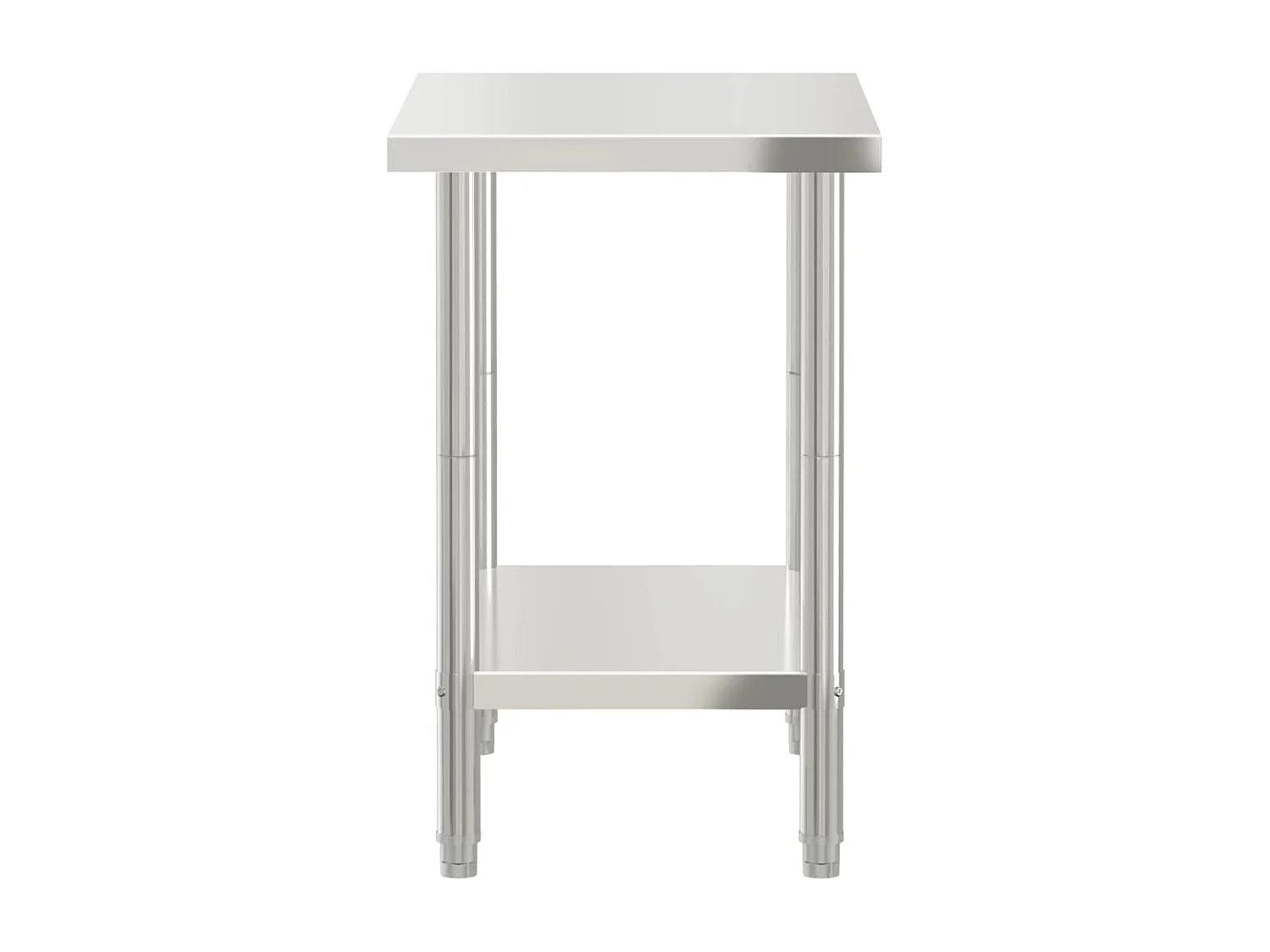 Table de travail de cuisine 82,5x55x85 cm acier inoxydable