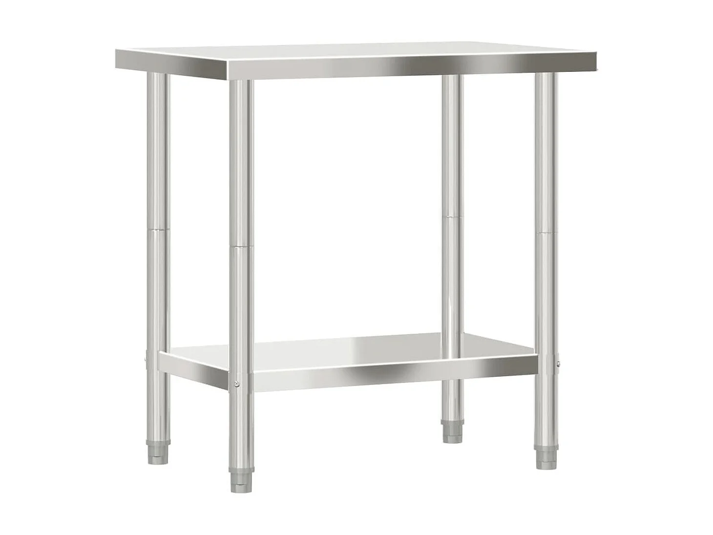 Table de travail de cuisine 82,5x55x85 cm acier inoxydable