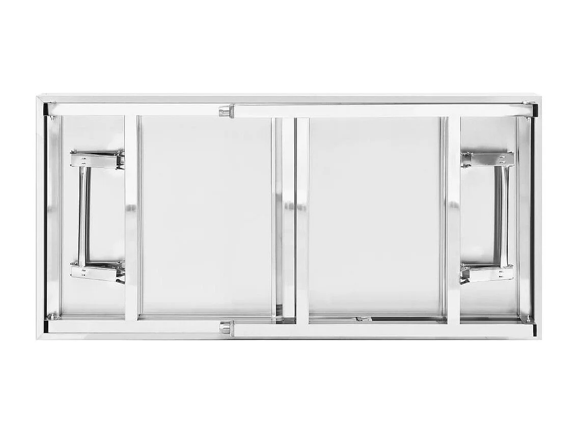 Table de travail pliable de cuisine 120x60x80 cm Inox