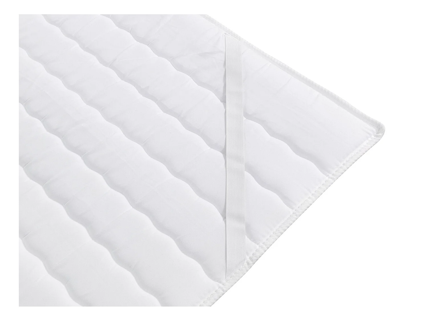 Cama continental Baltimore 197, Casal, Cinzento, Tecido, 20x21x12cm