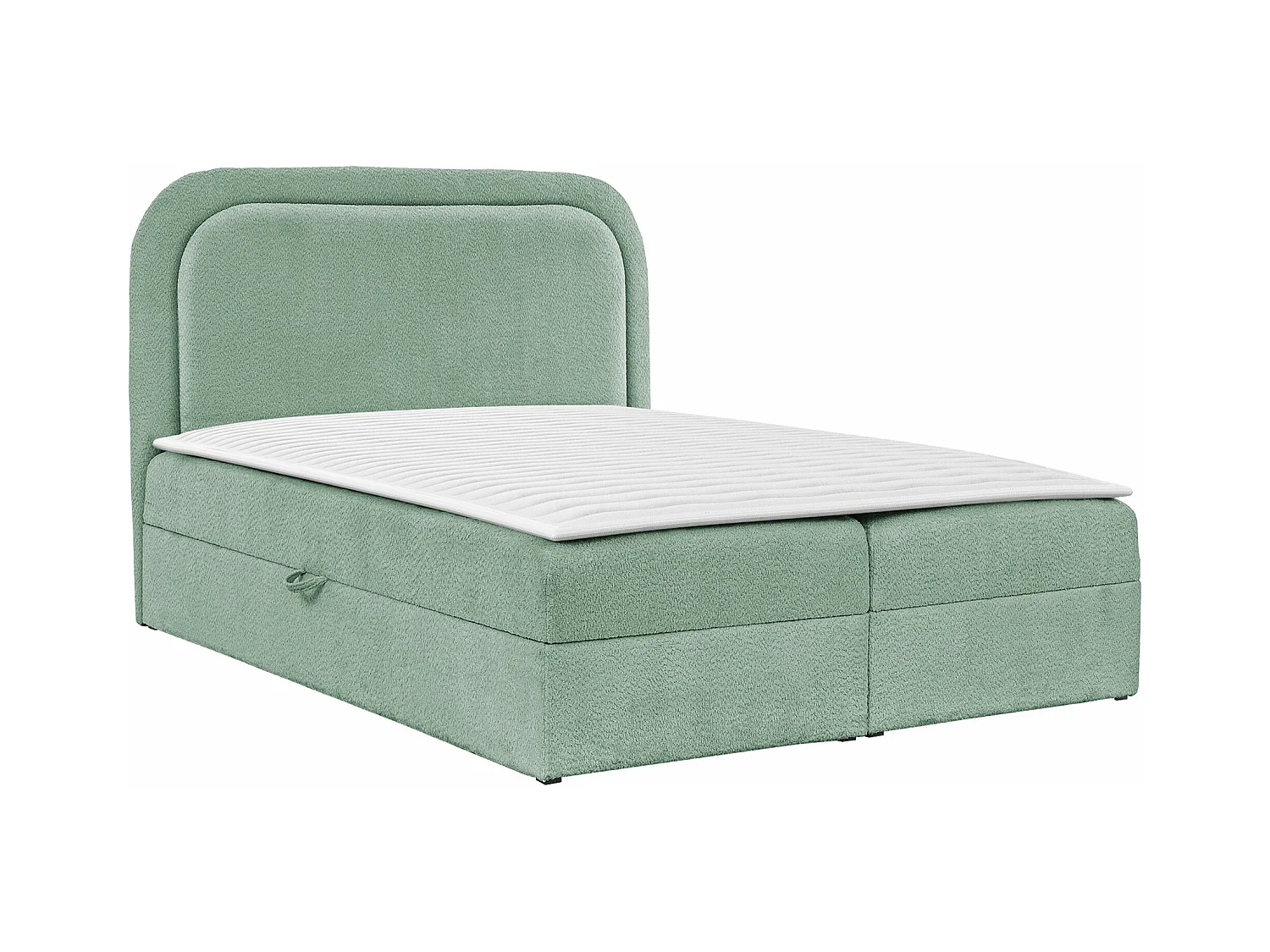 Cama continental Baltimore 197, Continental, Turquesa, Tecido