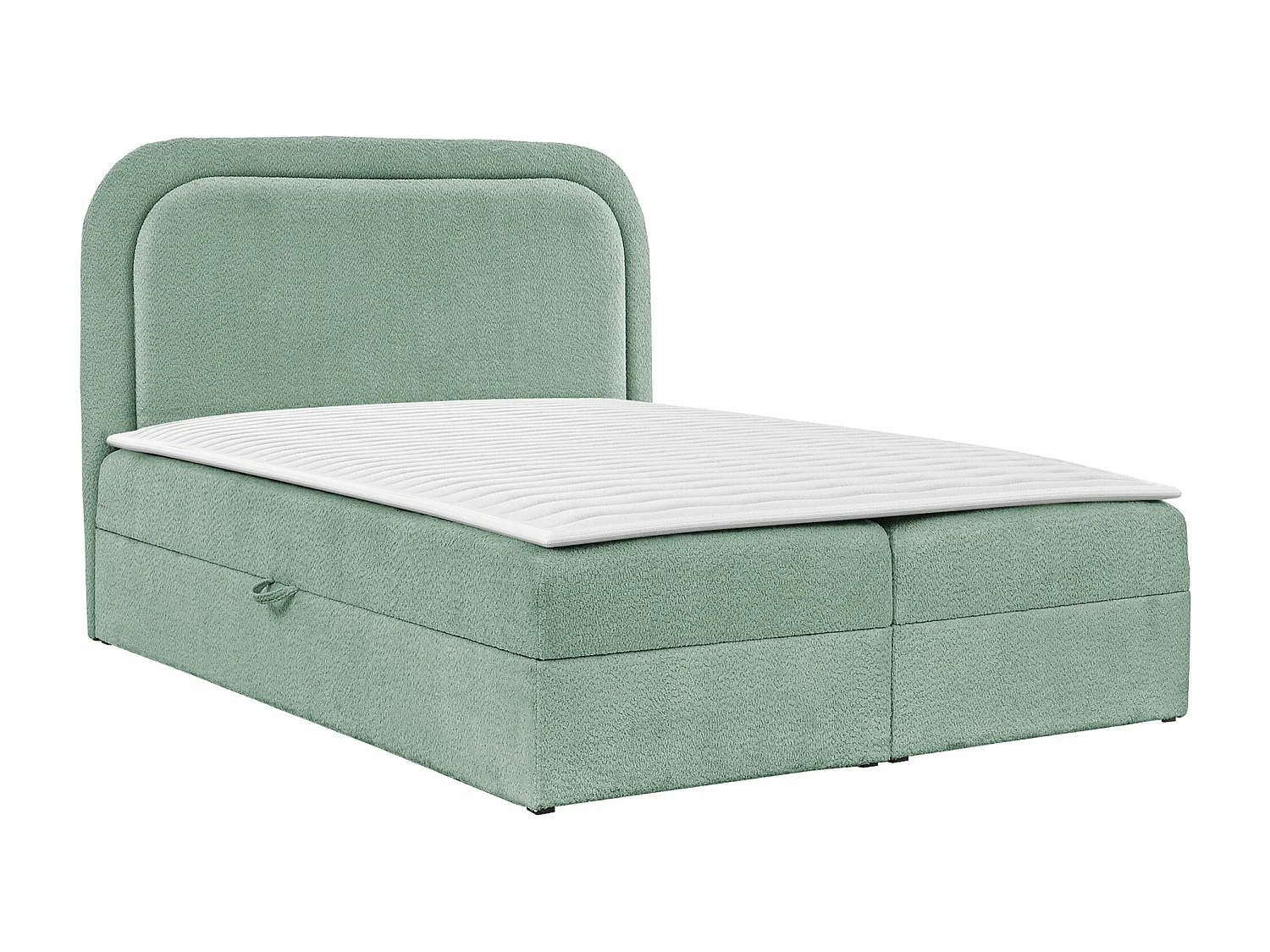 Cama continental Baltimore 197, Continental, Doble, Turquesa, 200x200, Tapiz, Somieres,
