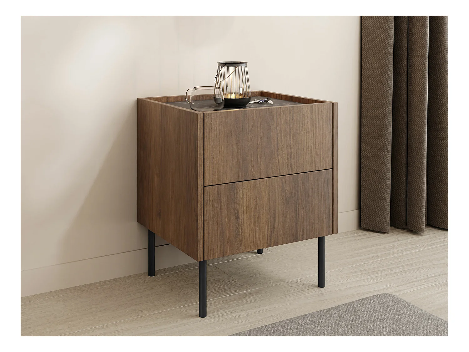 Mesa de cabeceira Comfivo Belviro 106, 5x4x4cm