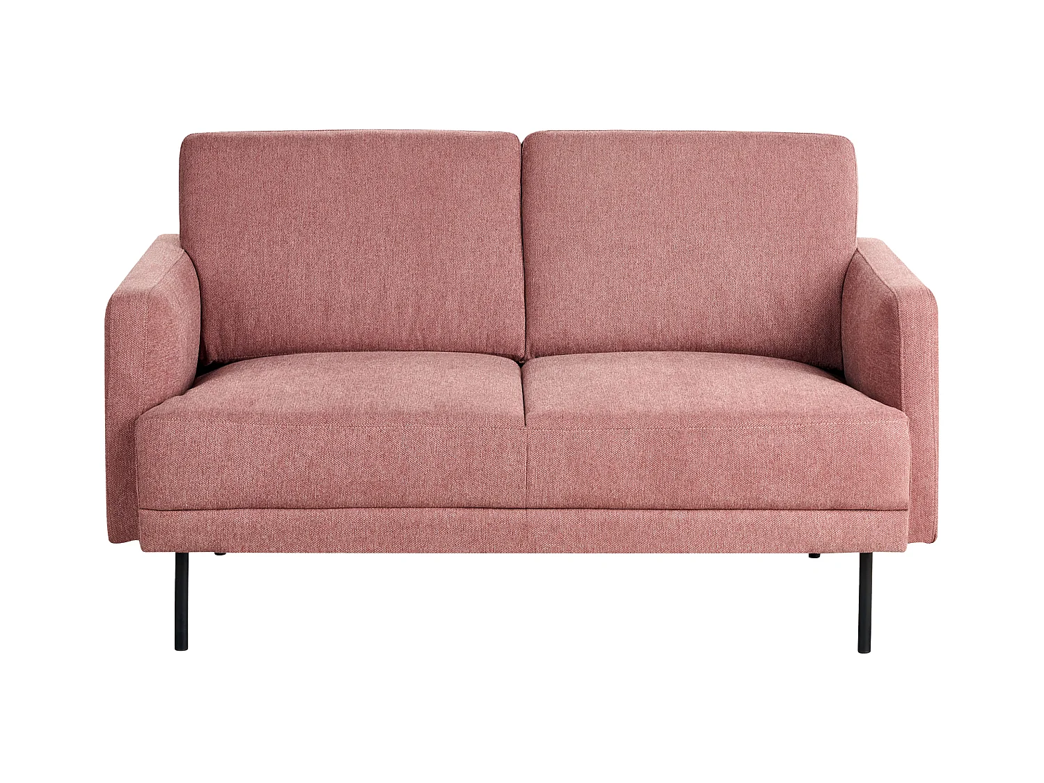 Canapé 2 places BREDA Tissu Rose