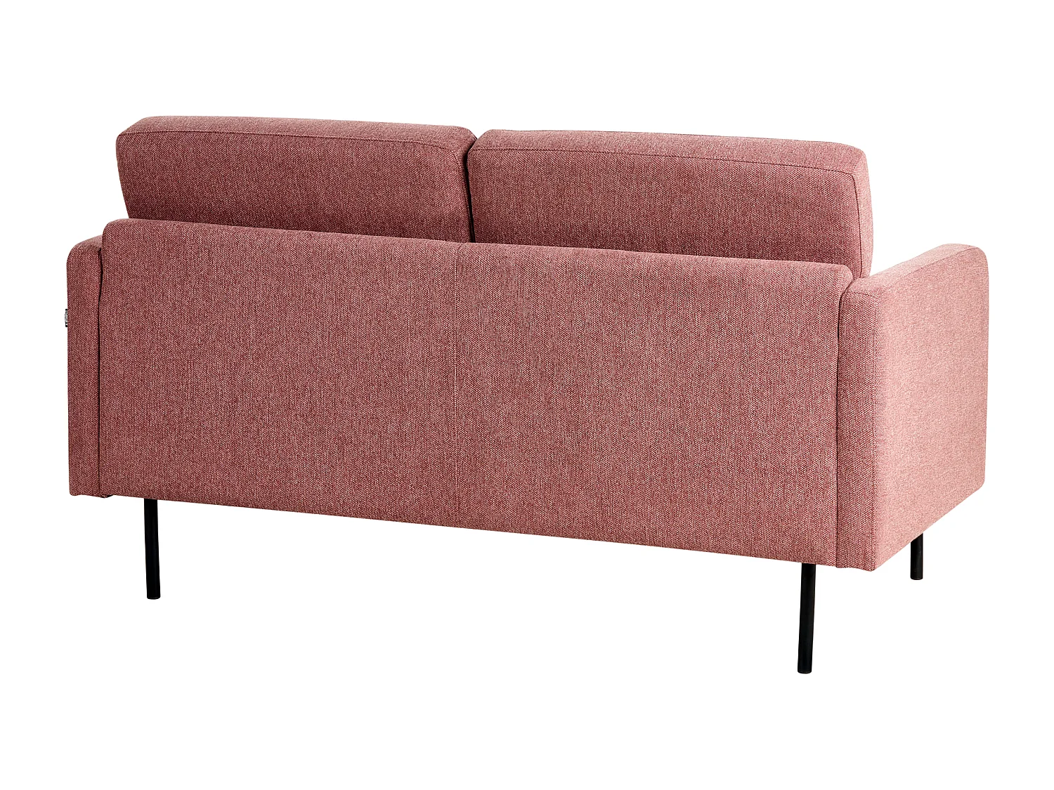 Sofa BREDA Stoff Rosa 2-Sitzer