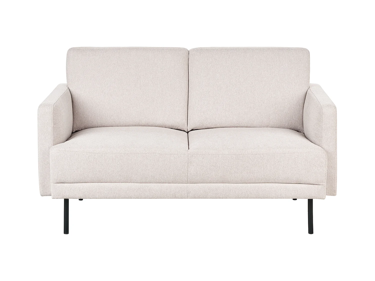 Canapé 2 places BREDA Tissu Beige clair