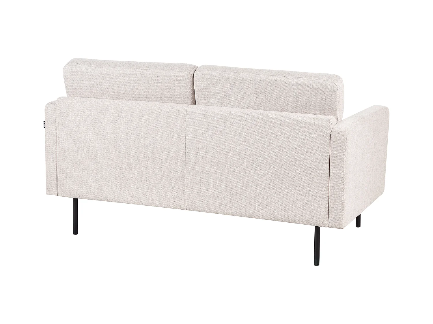 Canapé 2 places BREDA Tissu Beige clair