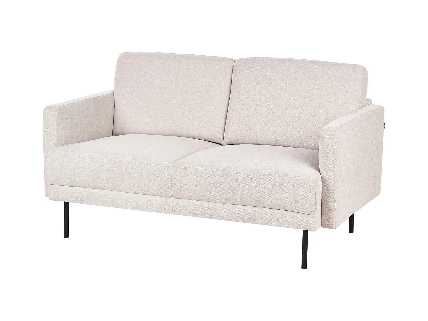 Canapé 2 places BREDA Tissu Beige clair