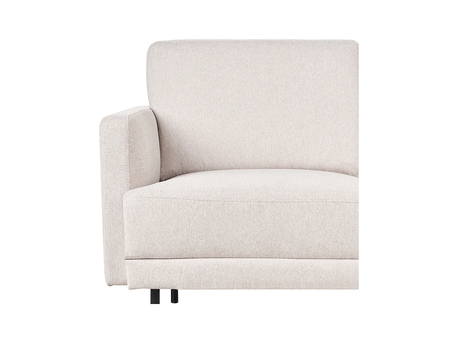 Canapé 2 places BREDA Tissu Beige clair