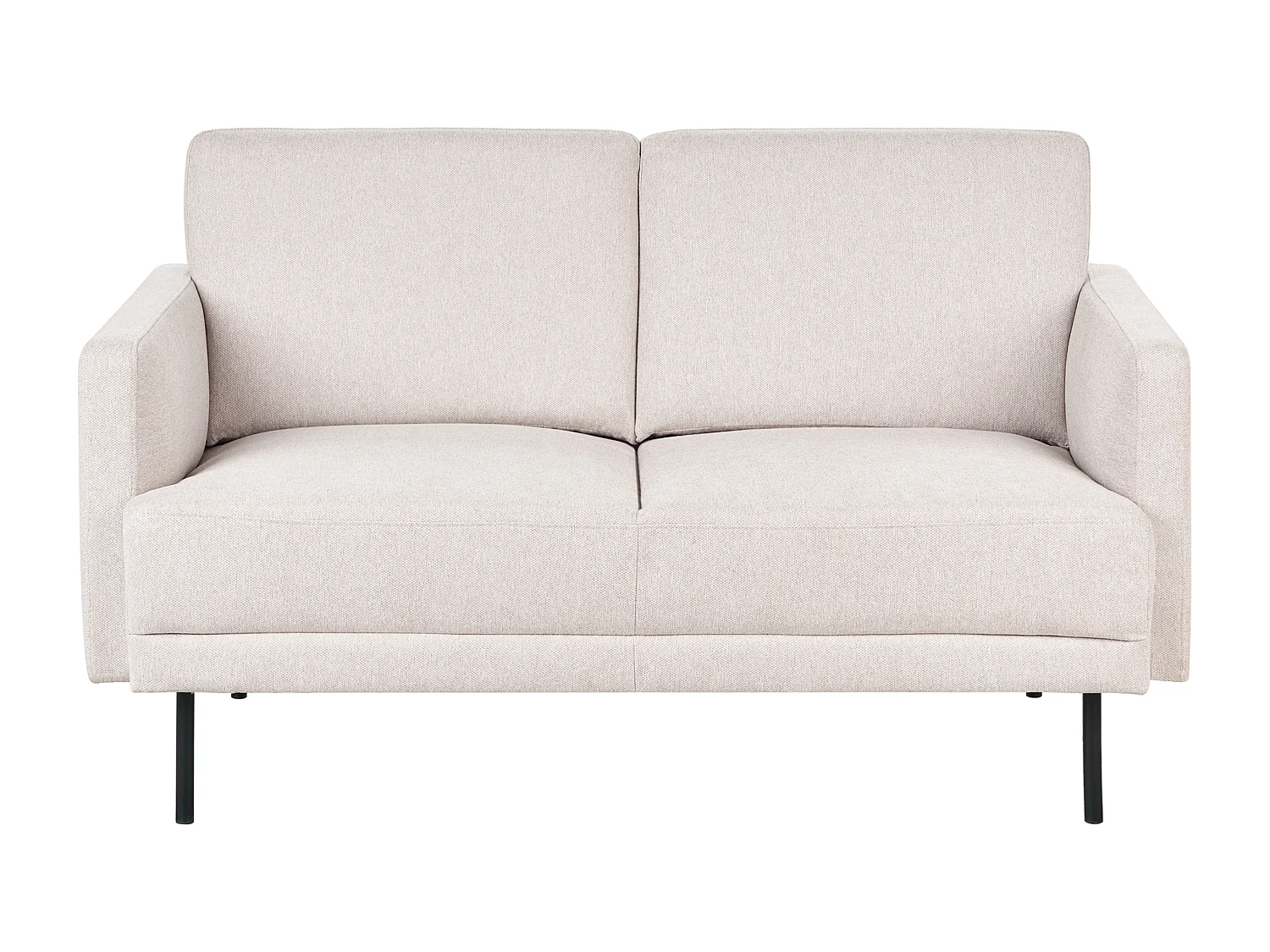 Canapé 2 places BREDA Tissu Beige clair