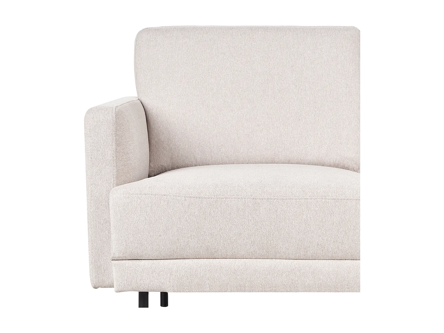 Canapé 2 places BREDA Tissu Beige clair