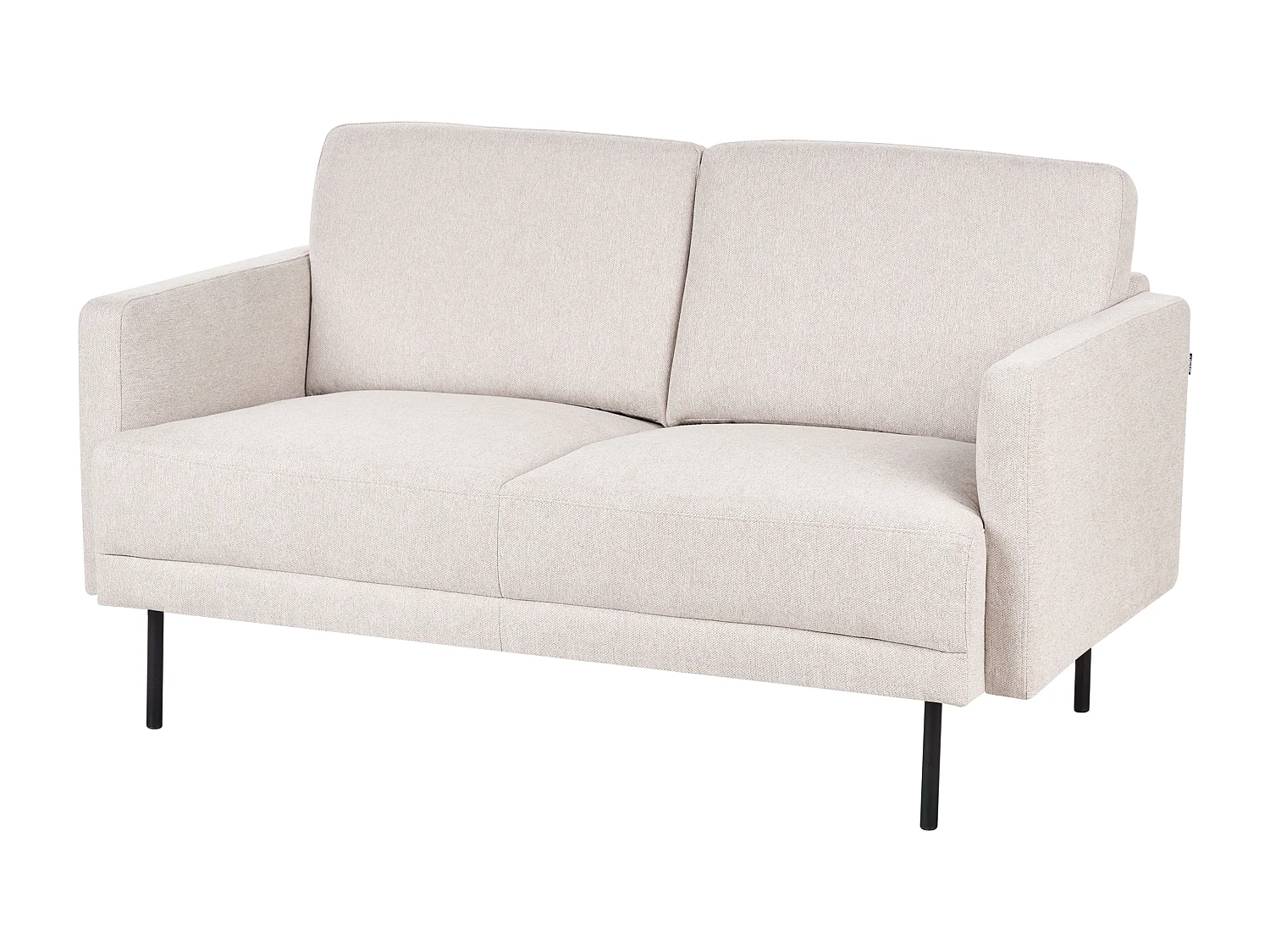 Canapé 2 places BREDA Tissu Beige clair