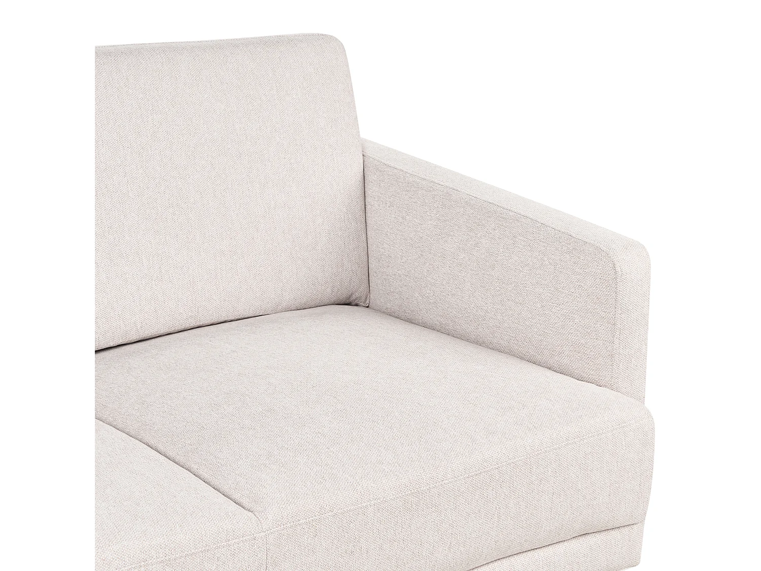 Canapé 2 places BREDA Tissu Beige clair