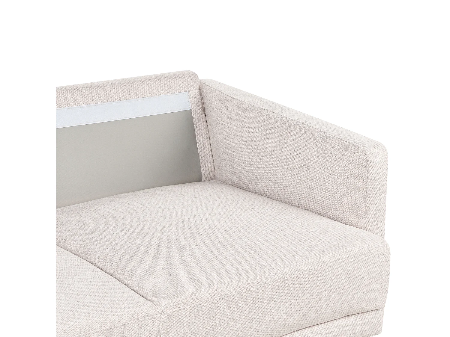 Canapé 2 places BREDA Tissu Beige clair