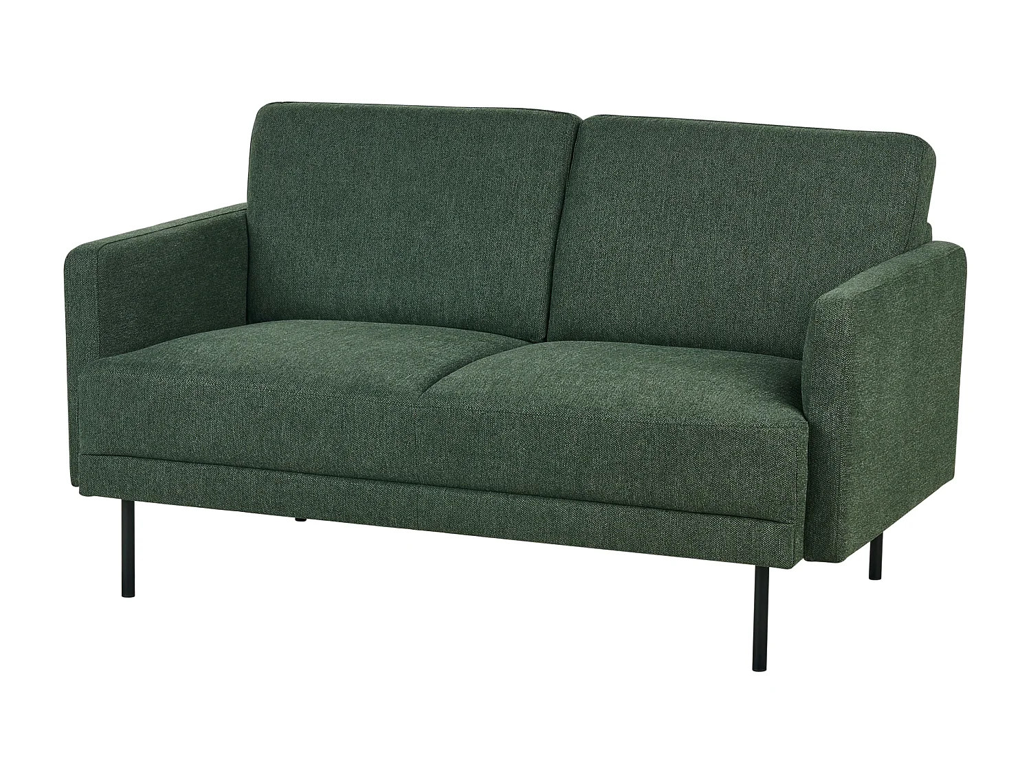 Canapé 2 places BREDA Tissu Vert foncé