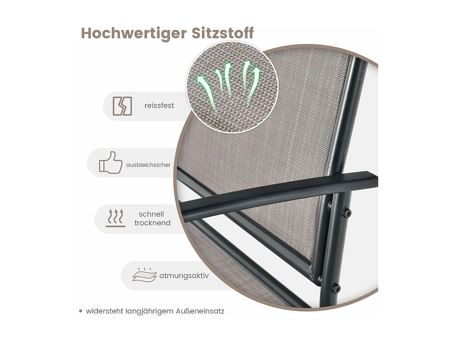 2-zits schommelbank met salontafel, tuinbank van textiel, zitbank, balkonmeubelset, tuinmeubelset, balkonset, zitgroep voor tuin, balkon, erf ZB32174