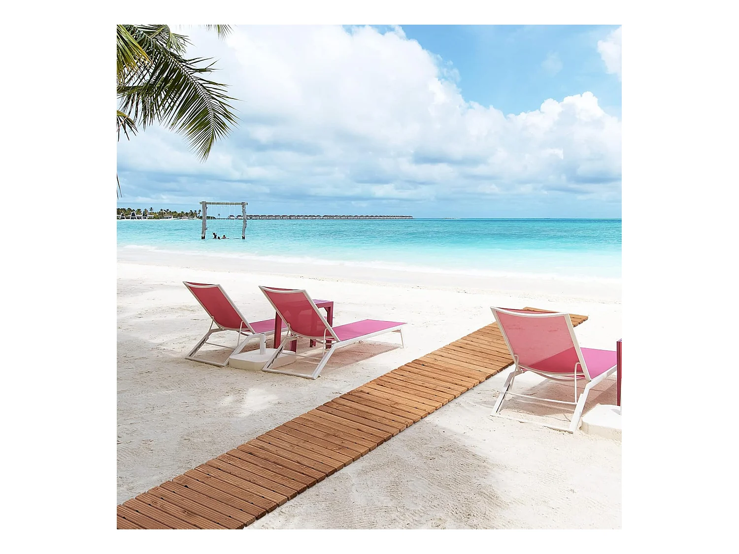 Uitrolbare houten tuinpad | 245 cm | rolweg met staaldraad, tuinpad voor tuin, achtertuin (breedte 43 cm) ZB32813