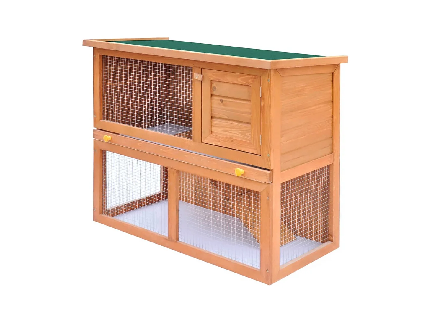 Clapier d'extérieur Enclos pour petits animaux 1 porte Bois