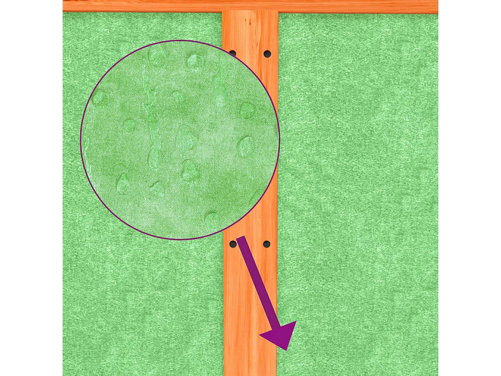 Clapier marron 117,5x97x47,5 cm bois de pin massif