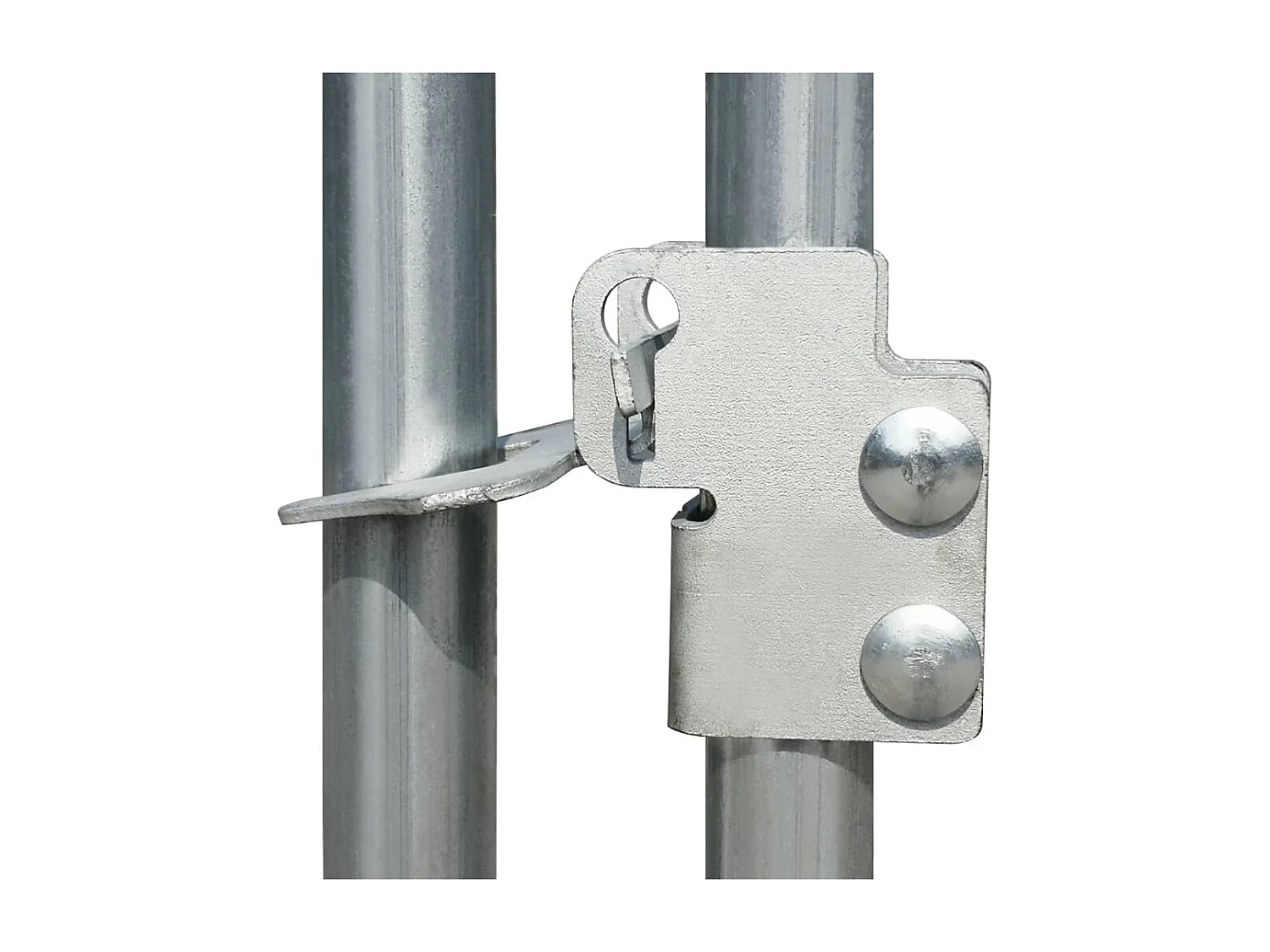 Gabbia per polli da esterno in acciaio zincato 2 x 2 x 1,92 m