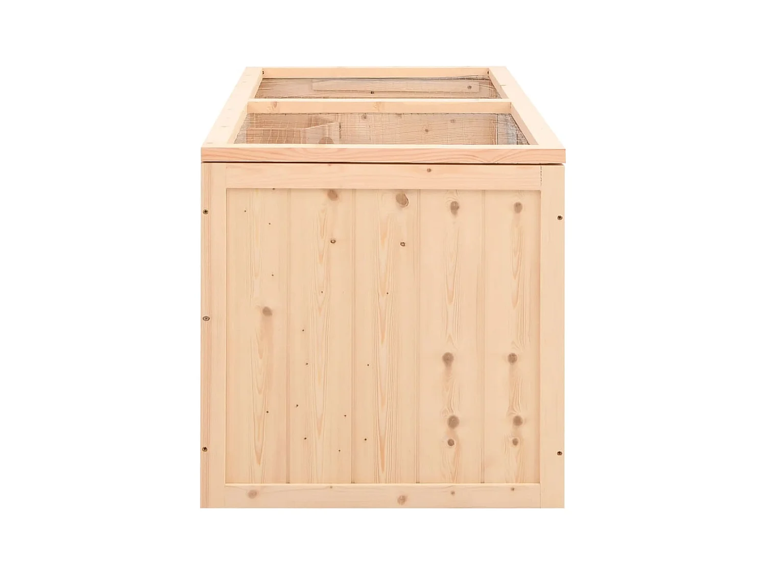 Hamsterkooi 89,5x45x45 cm massief dennenhout