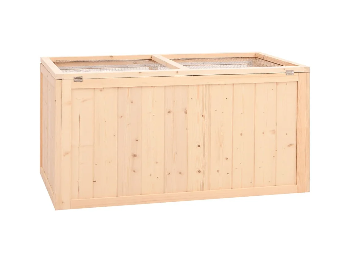 Hamsterkooi 89,5x45x45 cm massief dennenhout