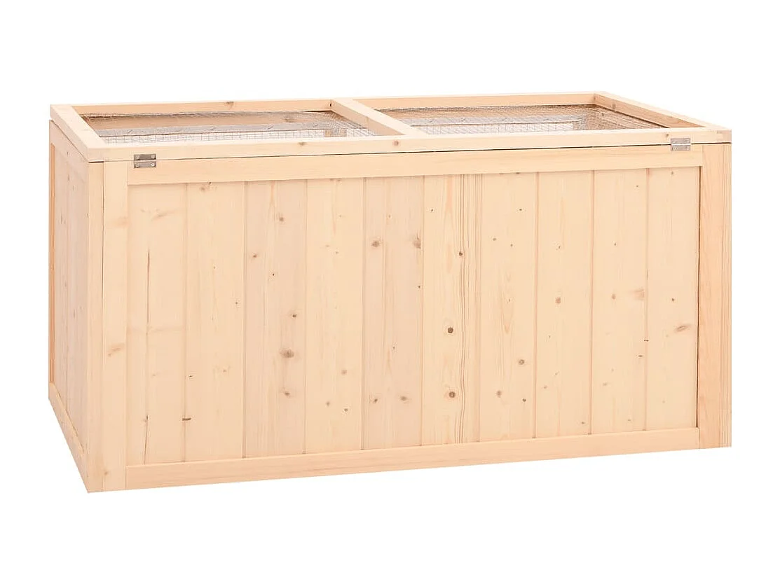 Cage à hamster 89,5x45x45 cm bois massif de sapin