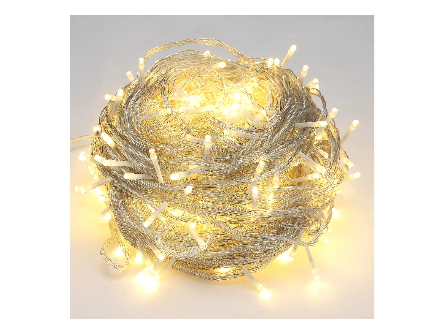 800 LED, lumière chaude LED, étanche, lumières de Noël, norme européenne, 80 mètres