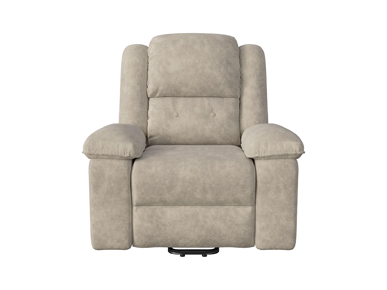 Poltrona reclinável elétrica 160° com controle remoto, massagem de 8 pontos + massagem lombar de 2 pontos, couro PU, marrom