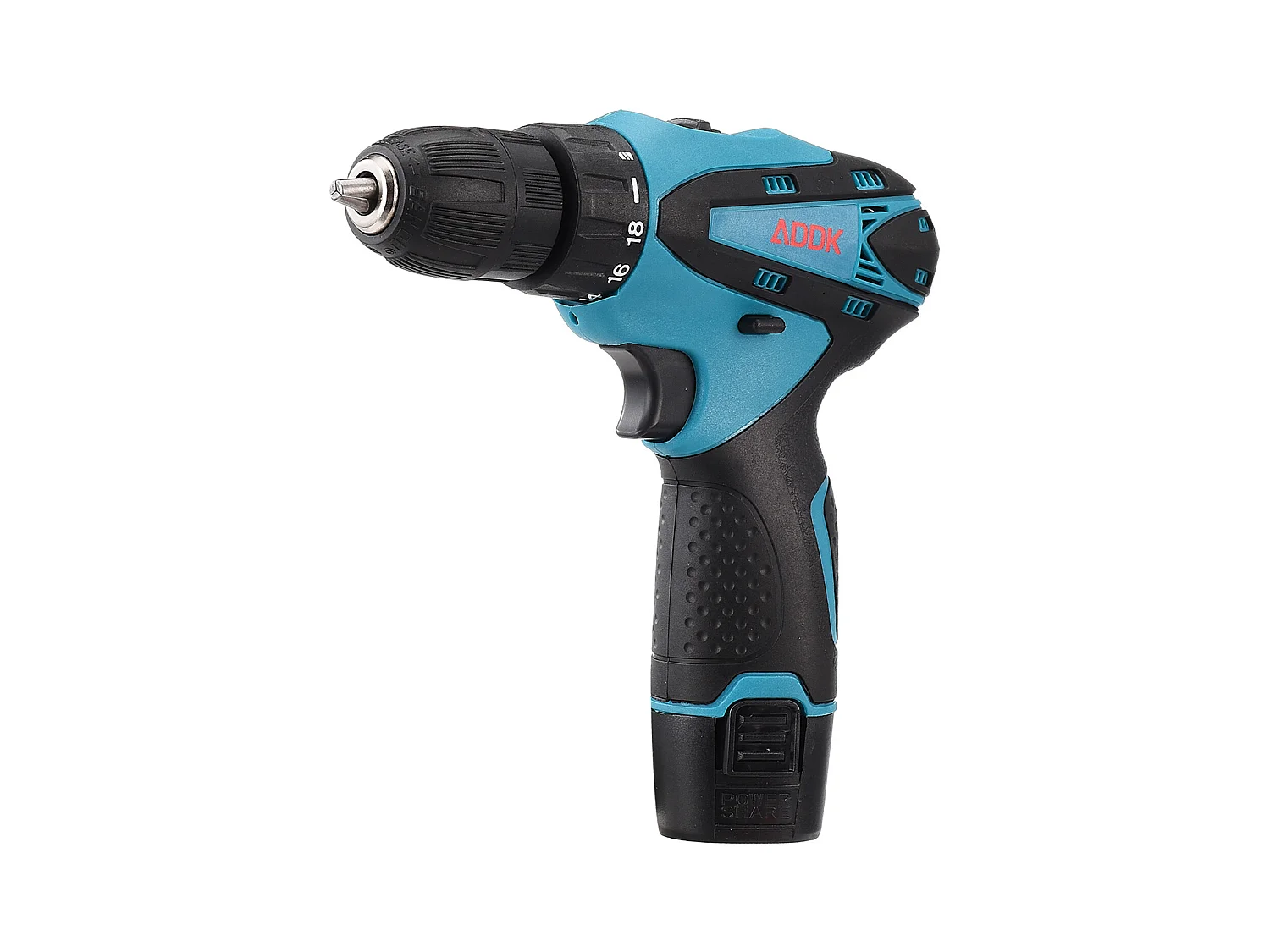 Mini furadeira 12V com motor escovado, bateria de 1500mAh, carregador UE, conjunto de 30 peças - Azul