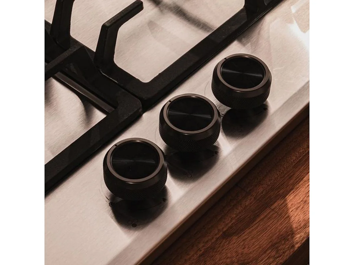 Placa de gas Cecotec Bolero Squad G 3200F 6250W 3 fuegos inox 58 cm