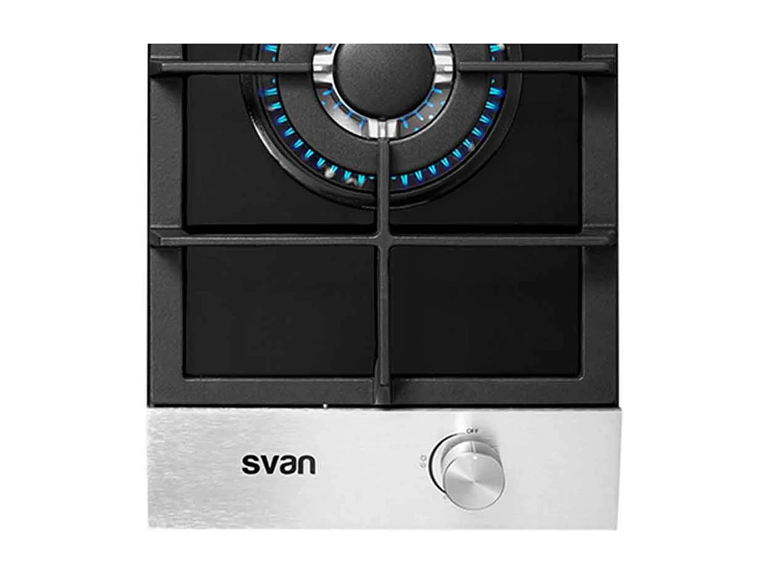 Encimera de gas Svan SVEC1BF 1 fuego wok ignición automática negro 10x29,4x51 cm