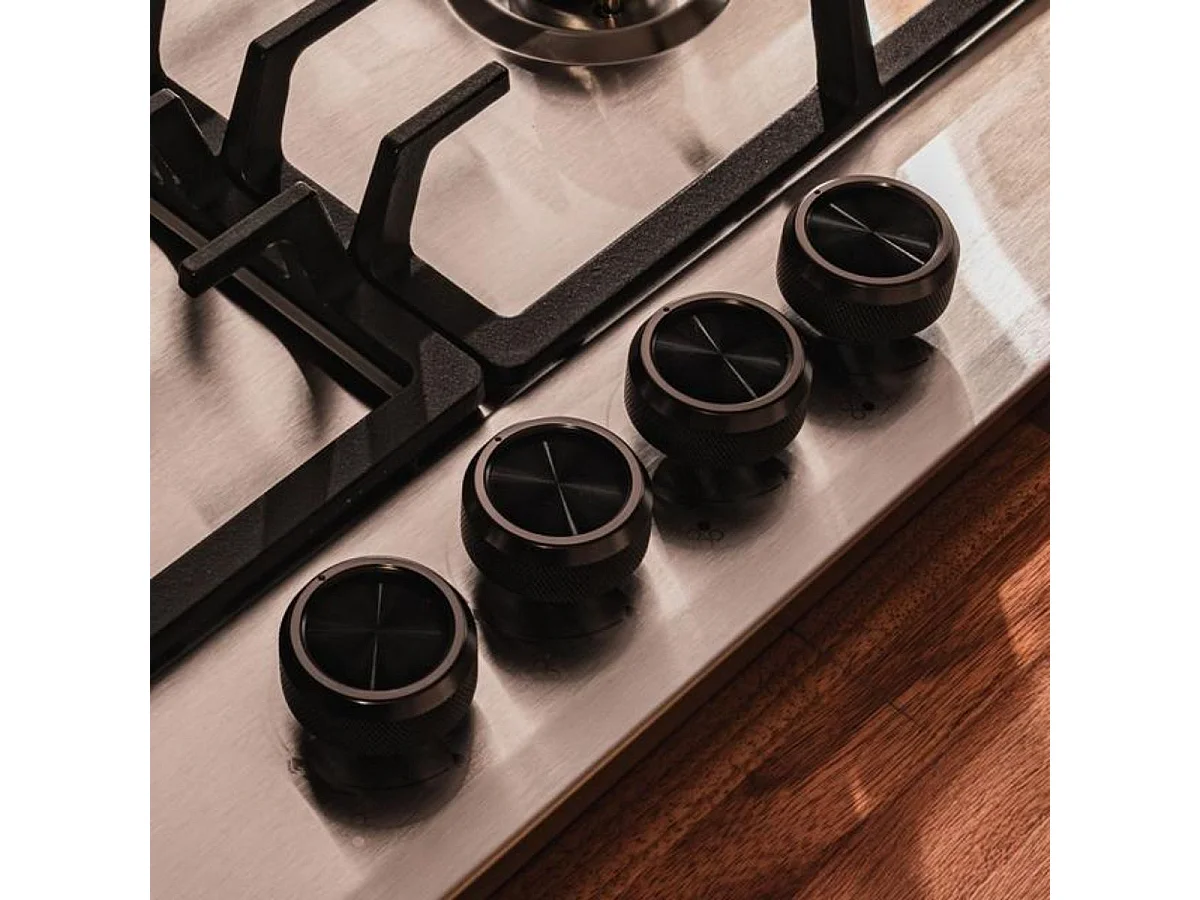 Placa de gas Cecotec Bolero Squad G 4200F 8000W 4 fuegos inox 58 cm