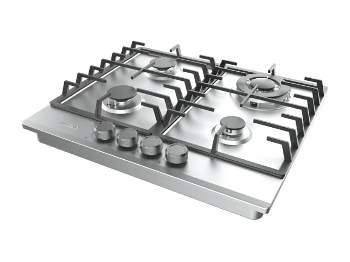 Placa de gas Cecotec Bolero Squad G 4200F 8000W 4 fuegos inox 58 cm