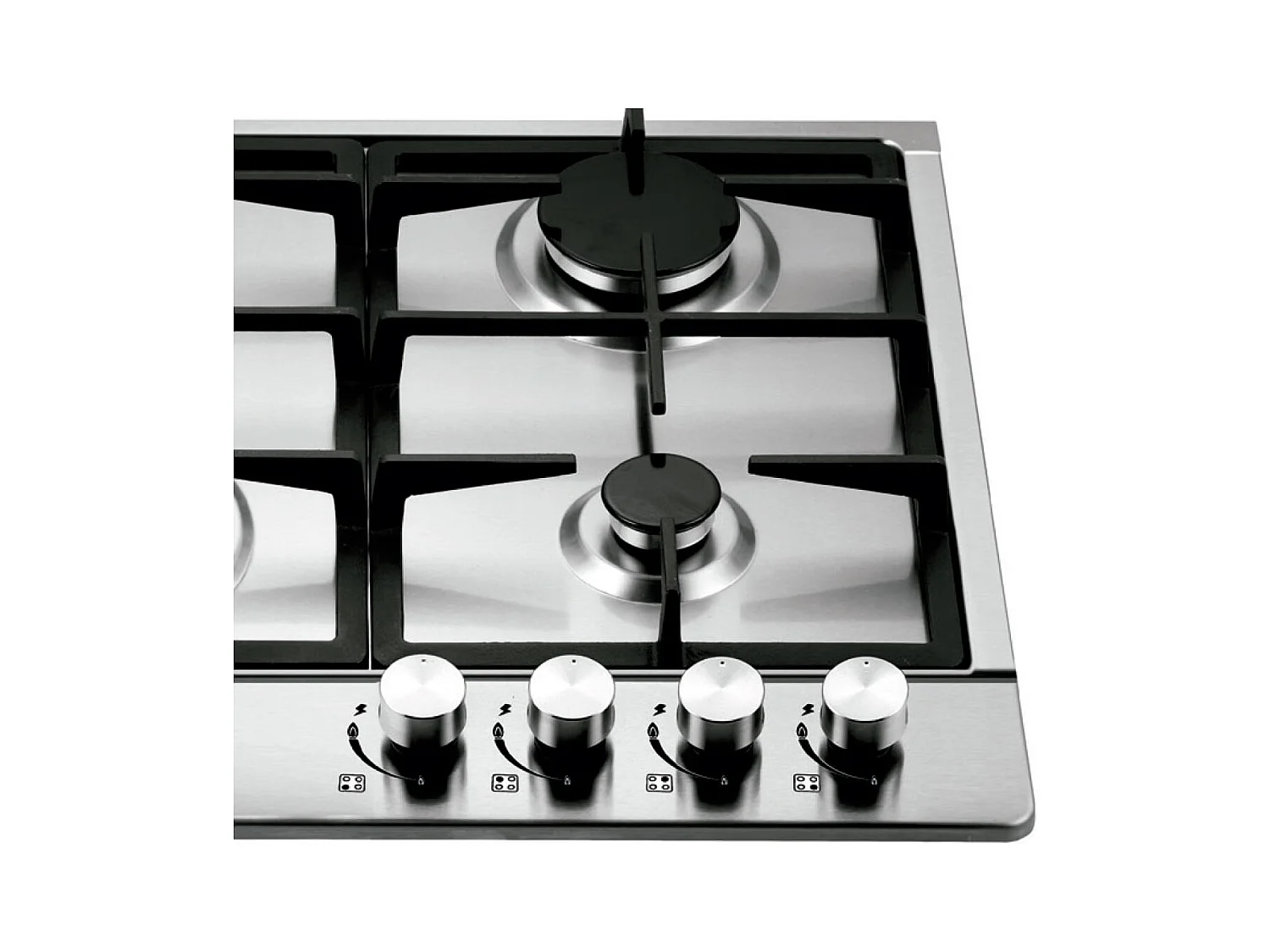 Encimera de gas Infiniton GASDL4 6050W 4 fuegos inox 60 cm